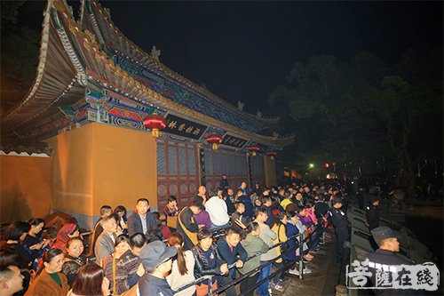 普陀山普济禅寺丁酉年九月十九观音香会庄严有序