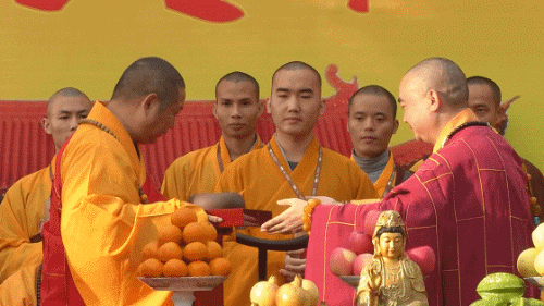 【高清图集】温州洞头中普陀寺芳振法师荣膺方丈