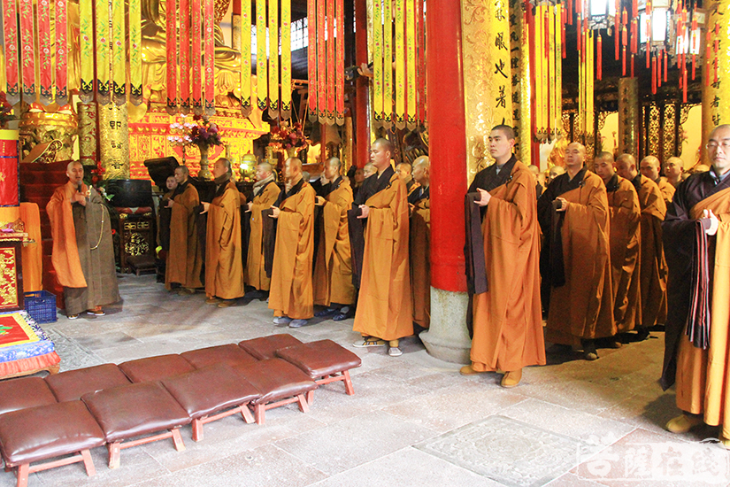 【高清图集】天童禅寺传授三坛大戒法会第二十八日:行脚礼祖 上堂大斋