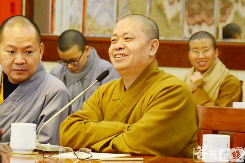佛教-净因大和尚出席祥符禅寺座谈交流会 勉励学子深入经藏