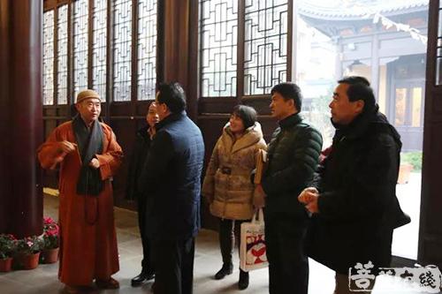 宁国-华泾镇人大主席王长高一行赴宁国禅寺参访交流