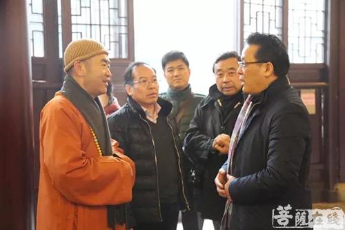 宁国-华泾镇人大主席王长高一行赴宁国禅寺参访交流