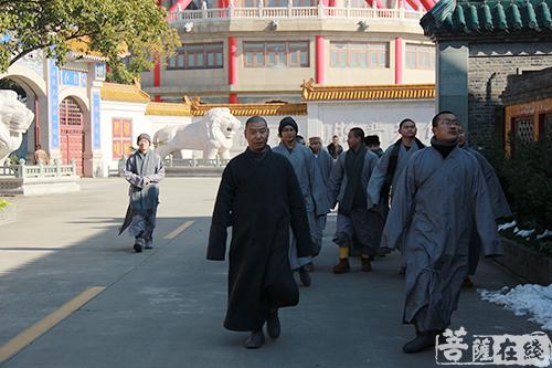 江苏佛学院慈恩学院(筹)赴高旻寺参学访问