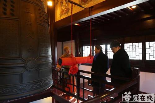 宁国-上海徐汇区委常委、区委统战部长一行赴宁国禅寺考察