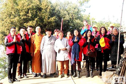 佛教-寒风送暖 湖北罗田县佛协、清元禅寺慈善活动圆满