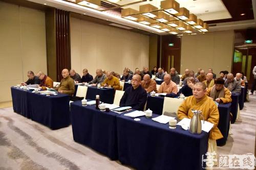 佛教-湖州市佛教协会召开五届六次理事会 总结2017年各项工作