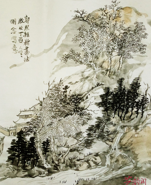 佛教-中国首届当代画僧国画高研班教学汇报展