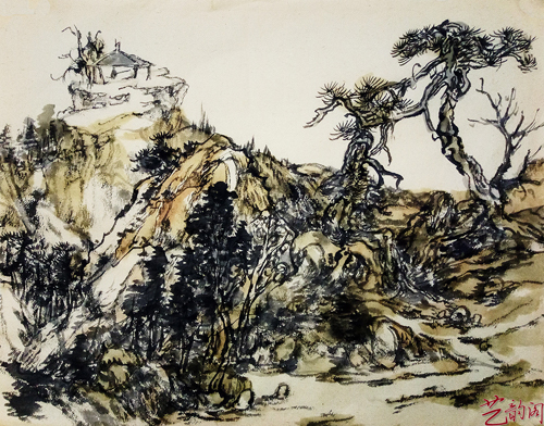 佛教-中国首届当代画僧国画高研班教学汇报展
