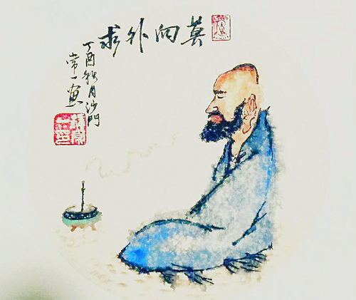 佛教-中国首届当代画僧国画高研班教学汇报展