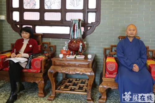 杜梅-佛山市禅城区委常委统战部领导一行访问仁寿寺