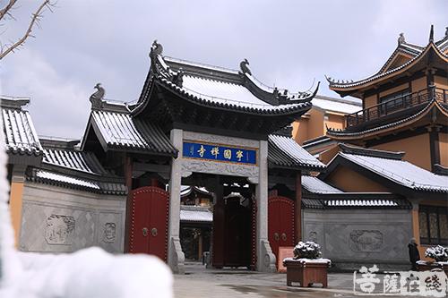 摄影-终盼银装素裹 共赏沪上寺院雪景 摄影-终盼银装素裹 共赏沪上寺院雪景