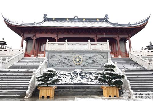 摄影-终盼银装素裹 共赏沪上寺院雪景 摄影-终盼银装素裹 共赏沪上寺院雪景