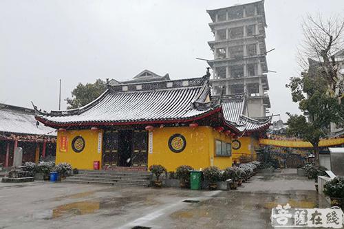 摄影-终盼银装素裹 共赏沪上寺院雪景 摄影-终盼银装素裹 共赏沪上寺院雪景