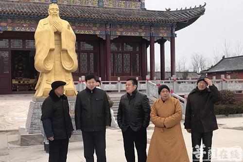 佛教-泗阳县民宗局和县佛教协会前往学城寺安全检查工作