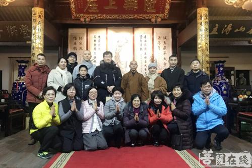 佛教-韩国东国大学池昌圭教授一行参访宁波天童禅寺