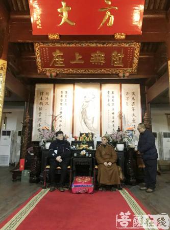 佛教-韩国东国大学池昌圭教授一行参访宁波天童禅寺