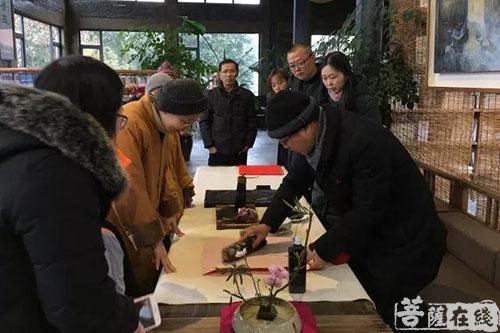 绵竹年画-崇州白塔寺碧落书舍举行“2018白塔送福——绵竹年画展”活动