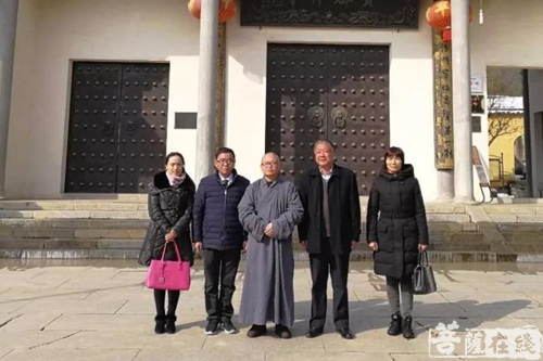 佛教-安徽含山县民宗局一行参访宝胜禅寺