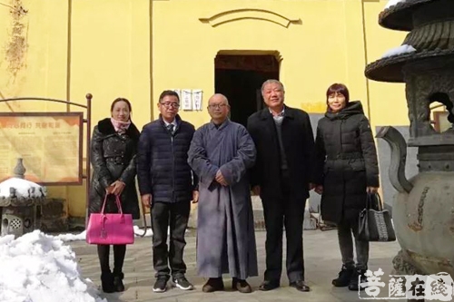 佛教-安徽含山县民宗局一行参访宝胜禅寺