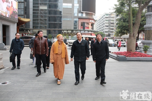 佛教-广州市委常委卢一先一行赴大佛寺进行春节慰问