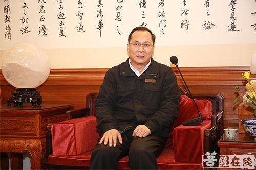 佛教-广州市委常委卢一先一行赴大佛寺进行春节慰问