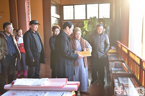 佛教-烟台市宗教局孙国斌局长一行莅临合卢寺调研