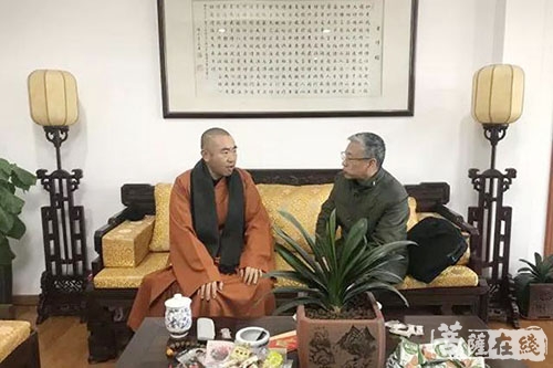 宁国-上海市民宗委王君力副主任莅临宁国禅寺指导工作