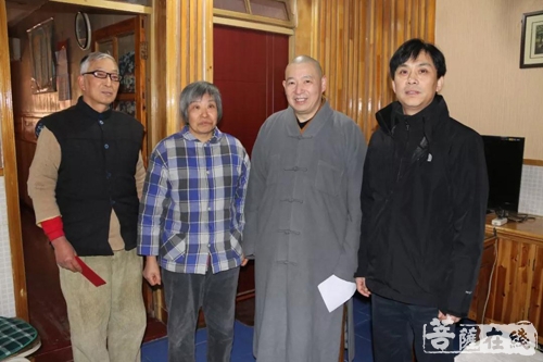 佛教-上海闵行区佛教协会开展“迎新春走访慰问 送温暖献爱心”活动