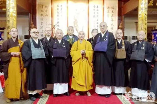 佛教-国际（中日）禅文化交流协会大谷哲夫会长一行参访天童祖庭