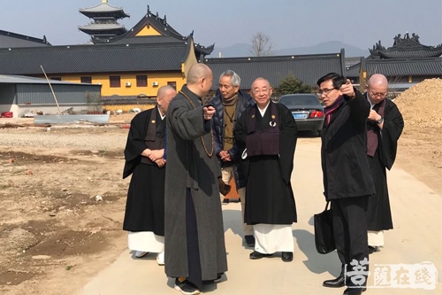 广德-国际中日禅文化交流协会会长大谷哲夫一行参访宁波广德禅寺