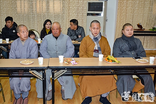 佛教-巢湖鼓山寺圆满举办2018年新春茶话会