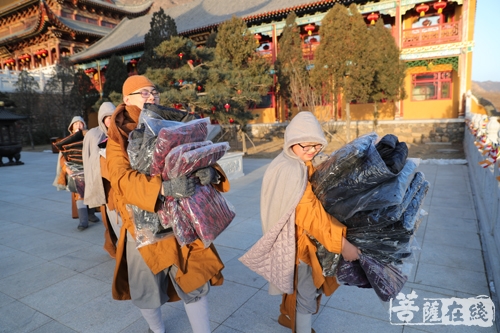 佛教-葫芦岛市佛教协会深入乡村慰问困难群众