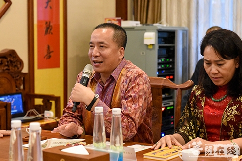 潮商-弘扬传统文化 潮商赴珠海普陀寺过别样新春