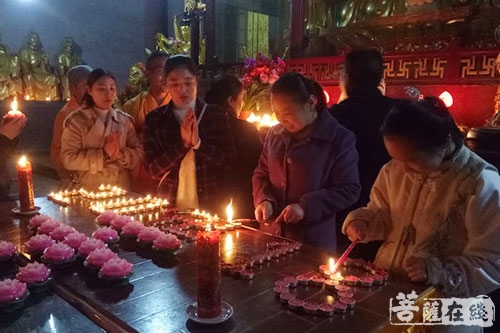 宜春古林寺举行供灯祈愿法会 常愿法师为众开示