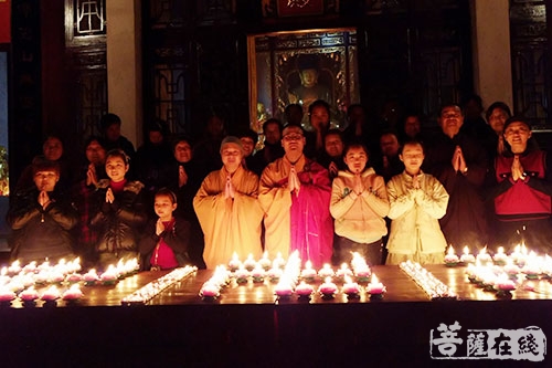 宜春古林寺举行供灯祈愿法会 常愿法师为众开示