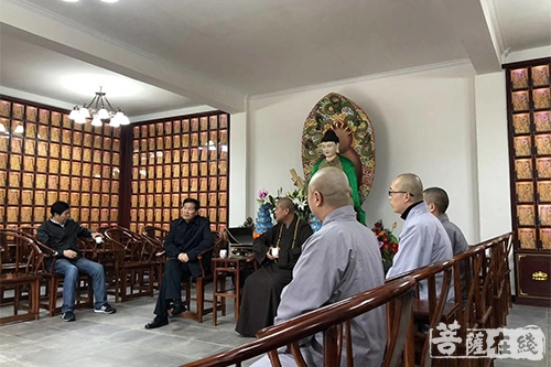 鸠摩罗什-中共陕西省委统战部副部长张宁岗赴鸠摩罗什寺调研工作
