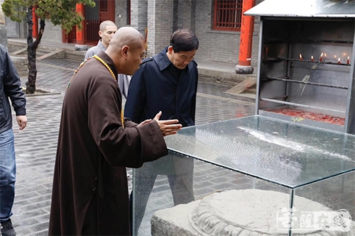 鸠摩罗什-中共陕西省委统战部副部长张宁岗赴鸠摩罗什寺调研工作