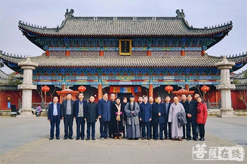 开元寺-湖南津市政协主席姜正才一行赴邢台大开元寺考察