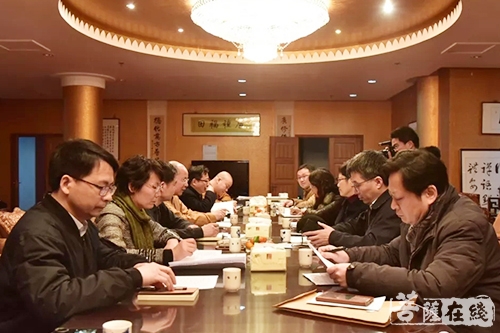 东林寺-上海市人大侨民宗委一行前往东林寺调研