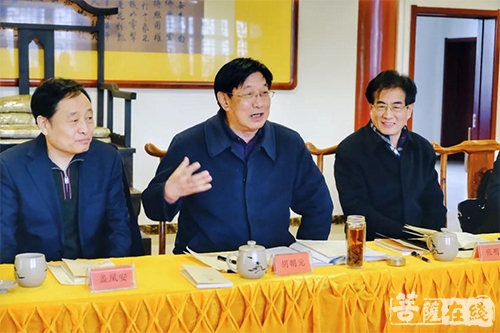 开元寺-湖南津市政协主席姜正才一行赴邢台大开元寺考察