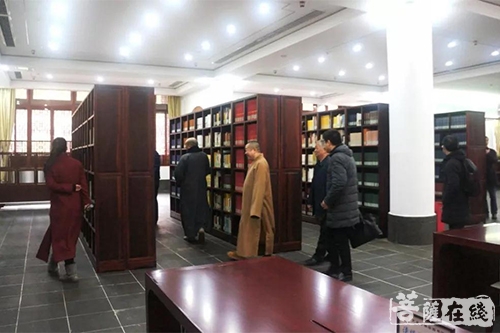 佛教-杭州市民族宗教事务局陶胜一行赴灵山祥符禅寺考察
