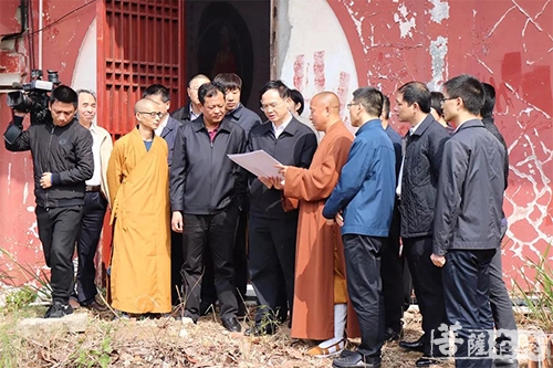 佛教-莆田市委书记林宝金一行赴南少林寺考察调研世界佛教论坛筹备工作