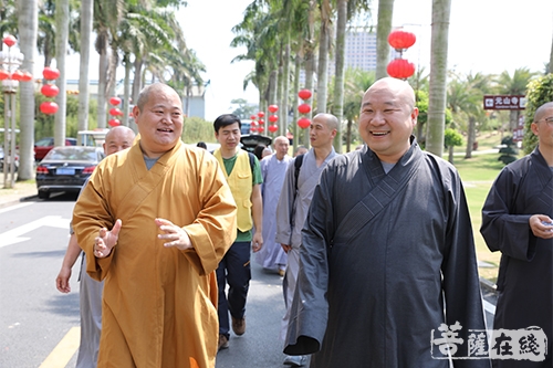 佛教-广西佛教协会副会长湛空法师一行访问广东尼众佛学院与元山寺