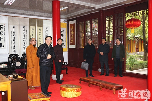 佛教-江苏启东市编办、民宗局领导参访海安广福禅寺