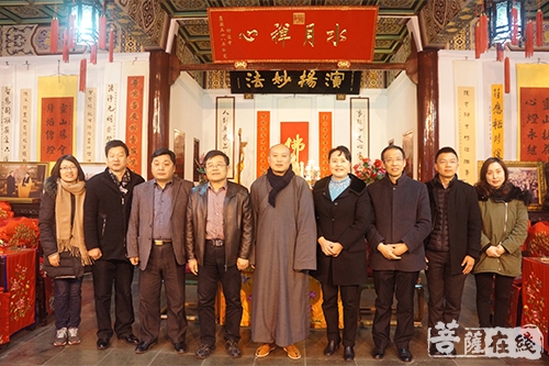 嘉兴市、扬州市相关领导一行先后赴祥符禅寺调研指导