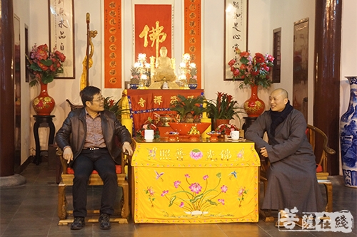 嘉兴市、扬州市相关领导一行先后赴祥符禅寺调研指导