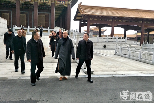 嘉兴市、扬州市相关领导一行先后赴祥符禅寺调研指导
