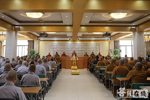 法门寺佛学院-法门寺佛学院举行2018春季开学典礼