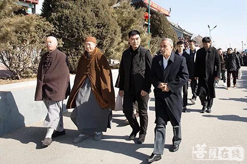 佛教-中华文化发展委员会党组书记李诗洋一行赴大悲古寺参访