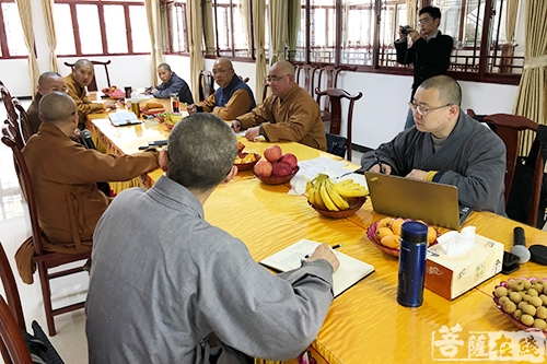 佛教-镇江市佛教协会举行2018年第一次会长办公会